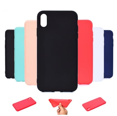 SKALO iPhone XR Ultraohut TPU-kuori - Musta