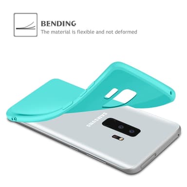 SKALO Samsung S9 Plus Ultraohut TPU-kuori - Turkoosi