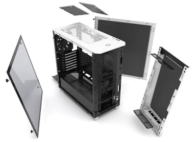 Phanteks Eclipse P400s PC-kotelo (valkoinen/ikkuna)