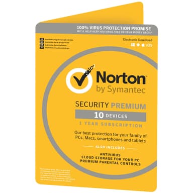 Norton Security Premium (10 laitetta)