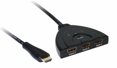 HDMI-kytkin 3x1 UHD 4K2K 1080p