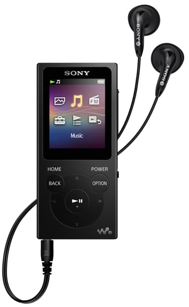 Sony Walkman MP3-soitin 8 GB NWZ-E394 (musta)