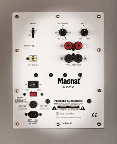 Magnat BetaSub 20A Aktiivinen Subwoofer