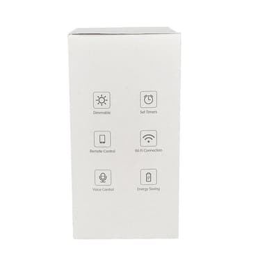 INF Wifi Smart LED-lamppu RGB Monivärinen himmennettävä 7,5W E27 Valkoinen
