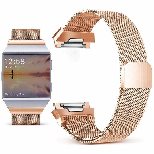 Fitbit Ionic rannerengas Milanese Loop Rose Gold (S)