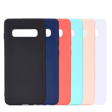 SKALO Samsung S10 Ultraohut TPU-kuori - Musta