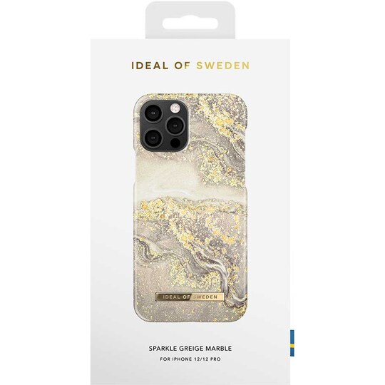 iDeal Fashion iPhone 12 Pro suojakuori (Sparkle Greige)