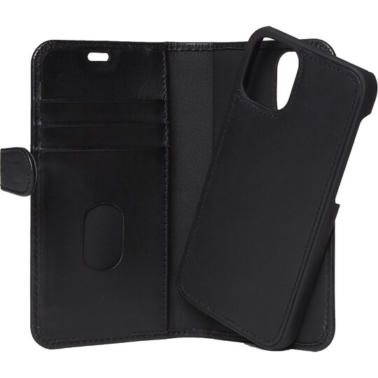 Buffalo iPhone 12 mini lompakkokotelo (musta)