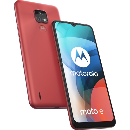 Motorola Moto E7 älypuhelin 2/32GB (Satin Coral)