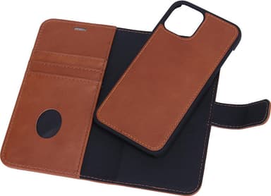 Radicover iPhone 12/12 Pro 2-in-1 lompakkokotelo (ruskea)