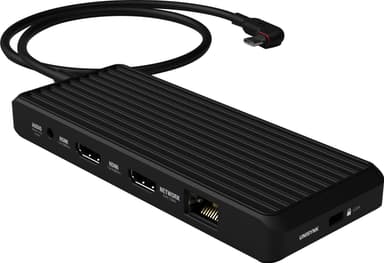 Unisynk 10-porttinen USB-C hubi (musta)