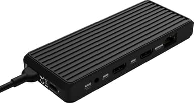 Unisynk 10-porttinen USB-C hubi (musta)