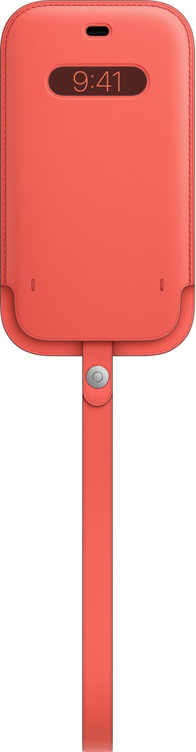 iPhone 12/12 Pro suojakuori MagSafella (sitruspinkki)