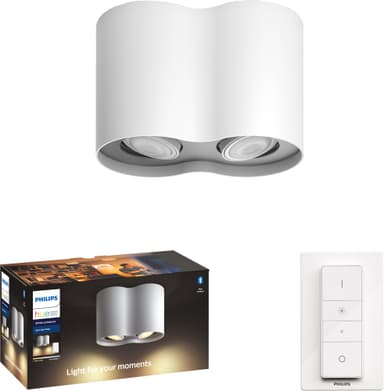 Philips Hue Pillar kaksoisspottivalo 5633231P6 (valkoinen)