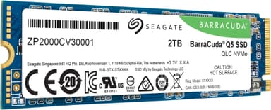Seagate Barracuda Q5 sisäinen NVMe SSD muisti (2 TB)