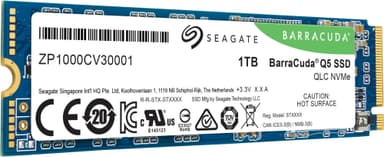 Seagate Barracuda Q5 sisäinen NVMe SSD muisti (1 TB)