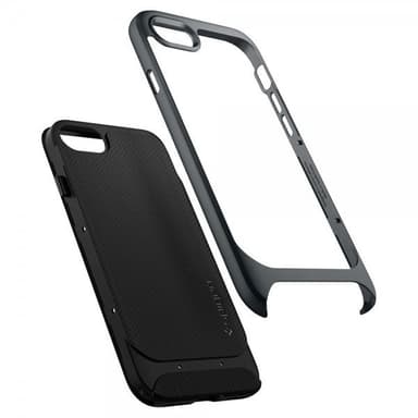 Spigen iPhone 7/8/SE 2020 Kuori Neo Hybrid Herringbone Metal Slate