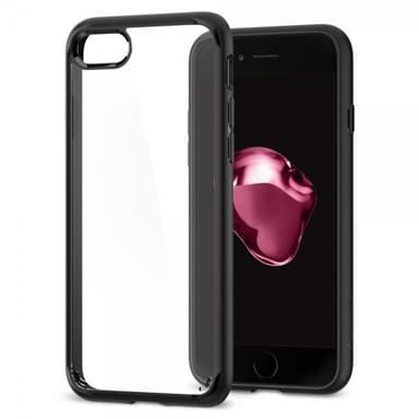 Spigen iPhone 7/8/SE Kuori Ultra Hybrid 2 Musta