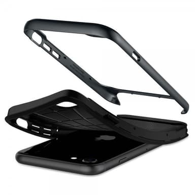 Spigen iPhone 7/8/SE 2020 Kuori Neo Hybrid Herringbone Metal Slate