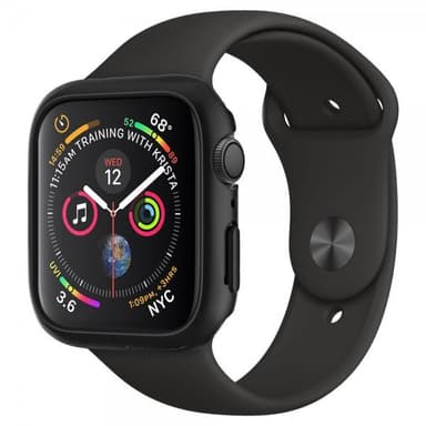 Spigen Apple Watch 44mm Kuori Thin Fit Musta