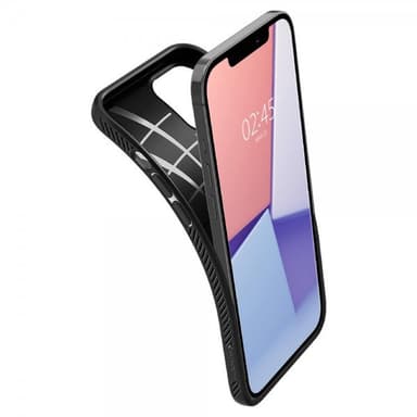 Spigen iPhone 12/iPhone 12 Pro Suojakuori Liquid Air Matte Black