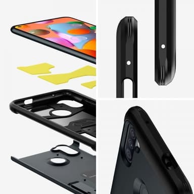 Spigen Samsung Galaxy A11 Kuori Tough Armor Metal Slate