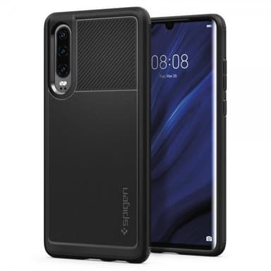 Huawei P30 Suojakuori Rugged Armor Mattae Black