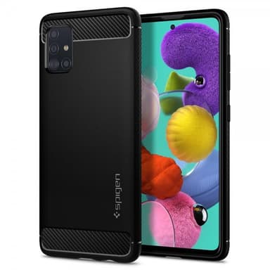 Samsung Galaxy A51 Suojakuori Rugged Armor Matte Black