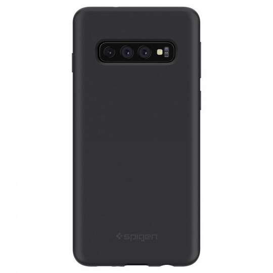 Spigen Samsung Galaxy S10 Suojakuori Silikoniii Fit Musta