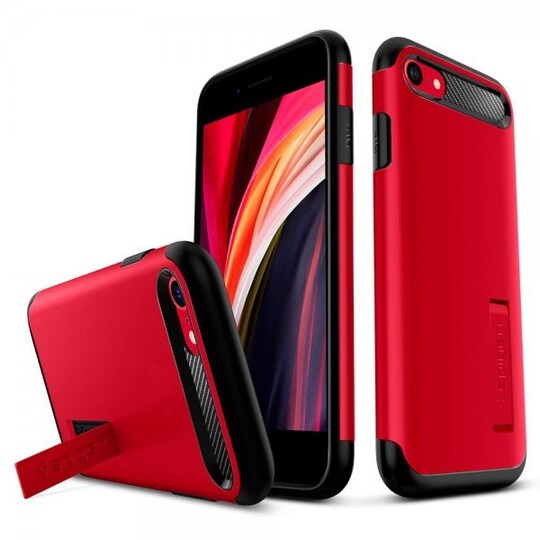 Spigen iPhone 7/8/SE Kuori Slim Armor Crimson Red