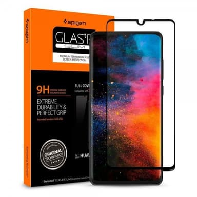 Spigen Huawei P30 Näytönsuoja GLAS.tR Karkaistua Lasia Full Size Musta