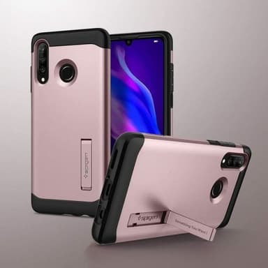 Spigen Huawei P30 Lite Kuori Slim Armor Ruusukulta