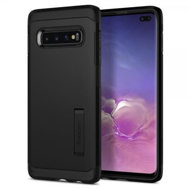 Spigen Samsung Galaxy S10 Plus Kuori Tough Armor Musta