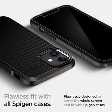 Spigen iPhone 12 Mini Näytönsuoja GLAS.tR EZ Fit 2 kpl