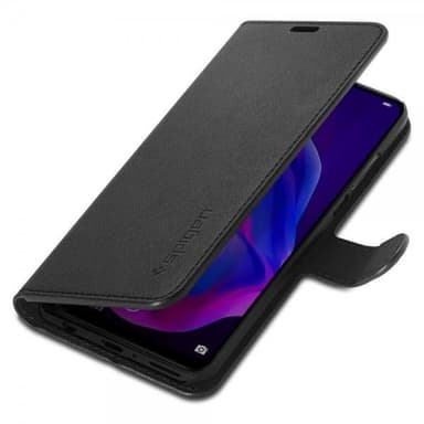 Spigen Huawei P30 Lite Suojakotelo Wallet S Saffiano Musta