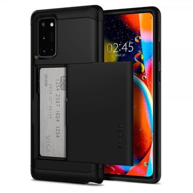 Spigen Samsung Galaxy Note 20 Kuori Slim Armor CS Musta