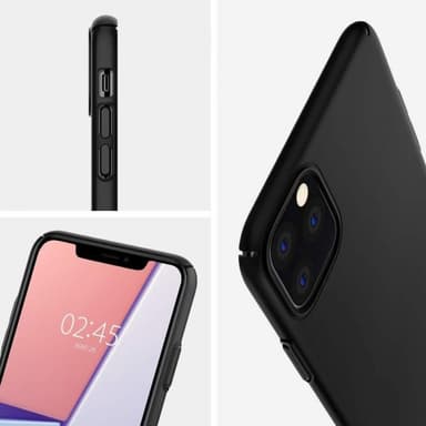 Spigen iPhone 11 Pro Suojakuori Ultra Thin Air Musta