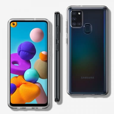 Spigen Samsung Galaxy A21s Kuori Liquid Crystal Crystal Clear