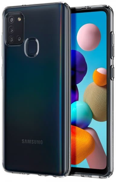 Spigen Samsung Galaxy A21s Kuori Liquid Crystal Crystal Clear