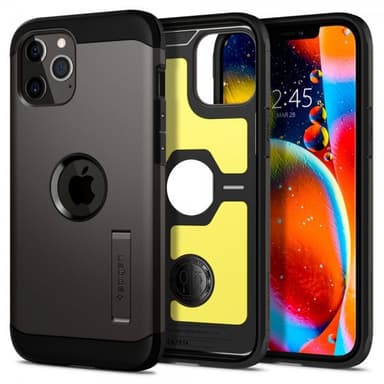 Spigen iPhone 12/iPhone 12 Pro Suojakuori Tough Armor Gunmetal