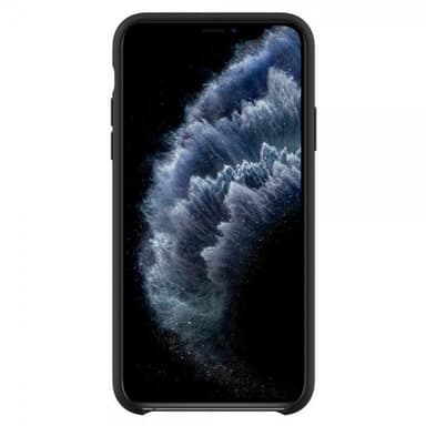 Spigen iPhone 11 Pro Max Kuori Silikoniii Fit Musta