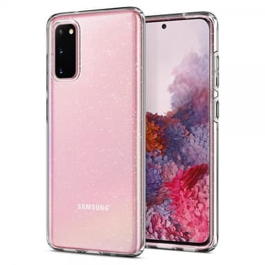 Spigen Samsung Galaxy S20 Suojakuori Liquid Crystal Glitter Crystal Quartz