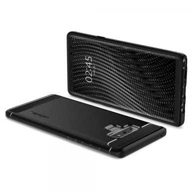Rugged Armor till Samsung Galaxy Note 9 Suojakuori Mattae Black