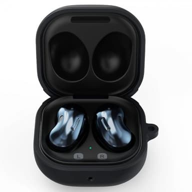 Spigen Samsung Galaxy Buds Live Suojakuori Silicone Fit Musta