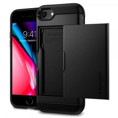 Spigen Slim Armor CS Kuori iPhone 7/8/SE Musta