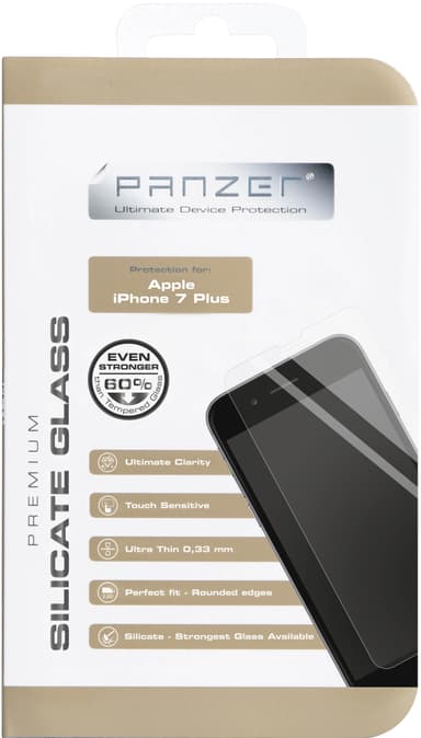 Panzer iPhone 7/8 Plus näytönsuoja