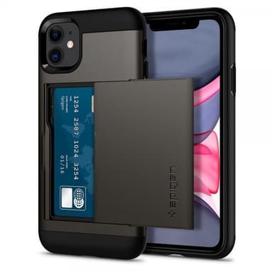 Spigen iPhone 11 Kuori Slim Armor CS Gunmetal