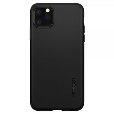 Spigen iPhone 11 Pro Max Kuori Thin Fit Classic Musta