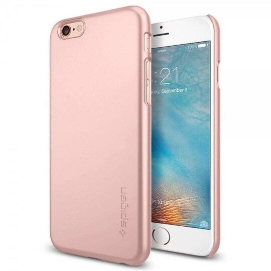 Spigen iPhone 6/6S Suojakuori Ultra Thin RoseKeltainend