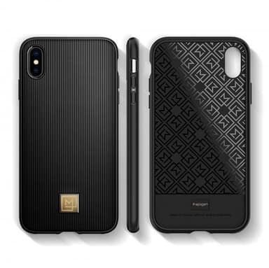 La Manon till iPhone Xs / X Suojakuori Keltainend Musta